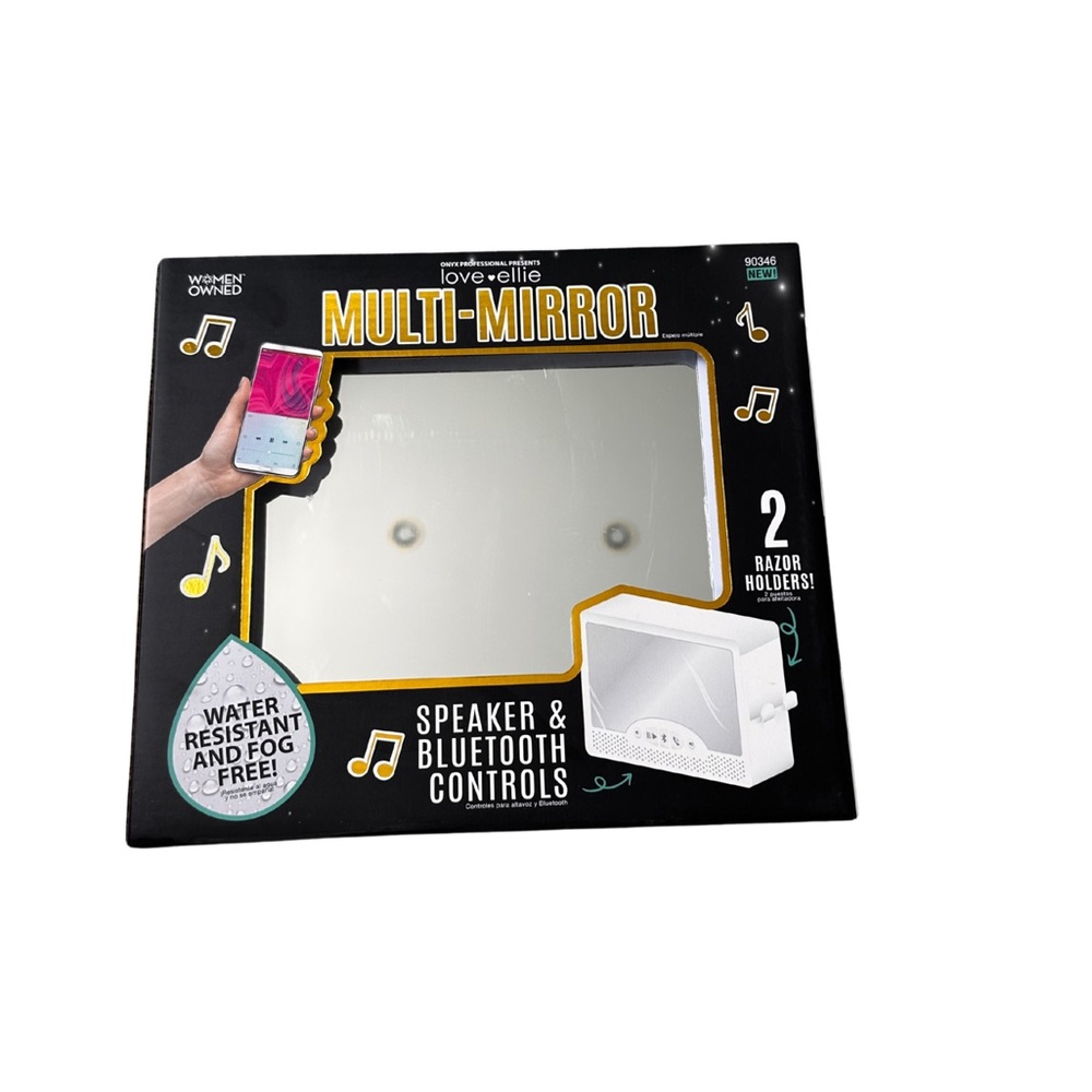 Love Ellie Multi-Mirror with Bluetooth - White